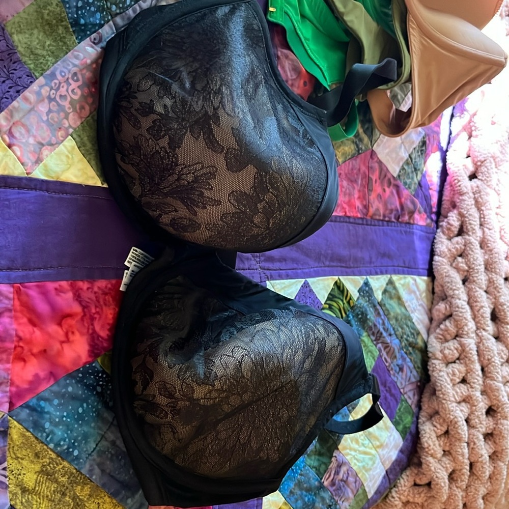 Soma lightest lift modern coverage 40 DD Black sheer